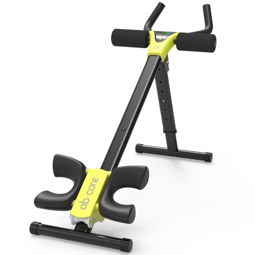 Leikefitness AB9380 Adjustable Ab Trainer with LCD Monitor Black