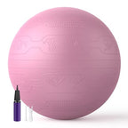 PROIRON Anti-Burst Exercise Ball 65cm Green Supports 500kg