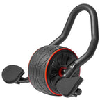 DMoose Fitness Ab Roller Wheel with Knee Pads Stainless Steel Frame