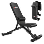 PASYOU Adjustable Weight Bench 500 Lbs Capacity Foldable Incline Decline