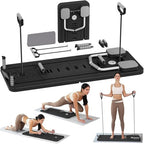 MINYII 4-in-1 Pilates Board Core Exercise Equipment with Timing Device