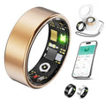 KeepClean Smart Health Ring Waterproof Fitness Tracker for Men Women Silver