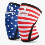 DMoose Fitness KW-003 USPA Approved 78" Knee Wraps for Weightlifting Black (Pair)