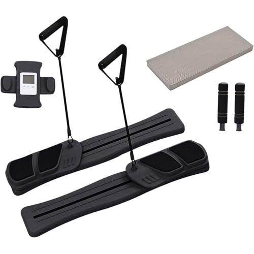 MINYII 4-in-1 Pilates Board Core Exercise Equipment with Timing Device