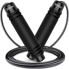 Blukar K9901 Speed Jump Rope Adjustable Steel Wire with Ball Bearings Red
