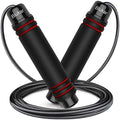 Blukar K9901 Speed Jump Rope Adjustable Steel Wire with Ball Bearings Red