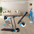 Portable Treadmill with Incline, 3.5HP Electric Small Treadmills for Home Small Spaces, 0.6-10MPH Walking Pad Treadmill with Handle Bar, 400LBS Mini Treadmills for Home Exercising|B0GS27V5CB