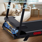 Portable Treadmill with Incline, 3.5HP Electric Small Treadmills for Home Small Spaces, 0.6-10MPH Walking Pad Treadmill with Handle Bar, 400LBS Mini Treadmills for Home Exercising|B0GS27V5CB