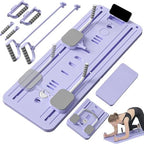 MINYII 4-in-1 Pilates Board Core Exercise Equipment with Timing Device