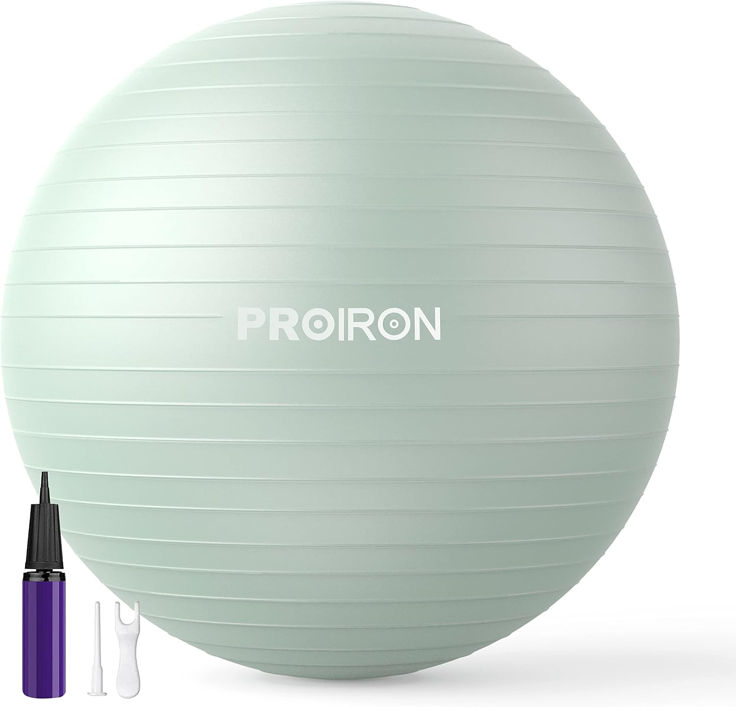 PROIRON Anti-Burst Exercise Ball 65cm Green Supports 500kg