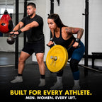 Fit Active Sports Ventilated Weight Lifting Gloves with Built-In Wrist Wraps Black Small
