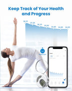 RENPHO Smart Bluetooth Digital Body Measuring Tape R-Y001 White