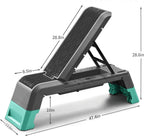 Leikefitness GM5821 Multifunctional Aerobic Deck Weight Bench with Resistance Band