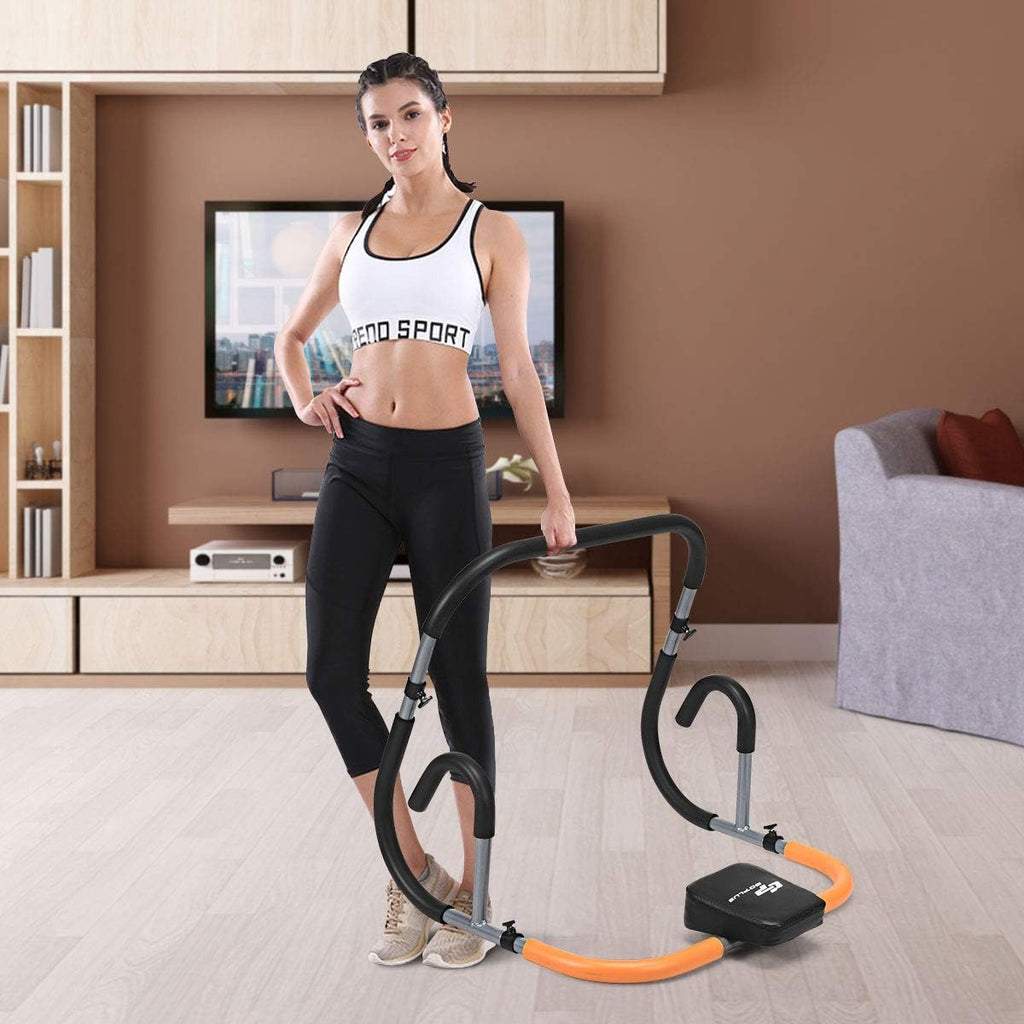 Goplus Ab Fitness Crunch Ab Trainer Abdominal Machine Workout Exerciser