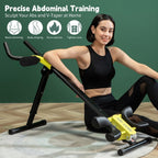 Leikefitness AB9380 Adjustable Ab Trainer with LCD Monitor Black