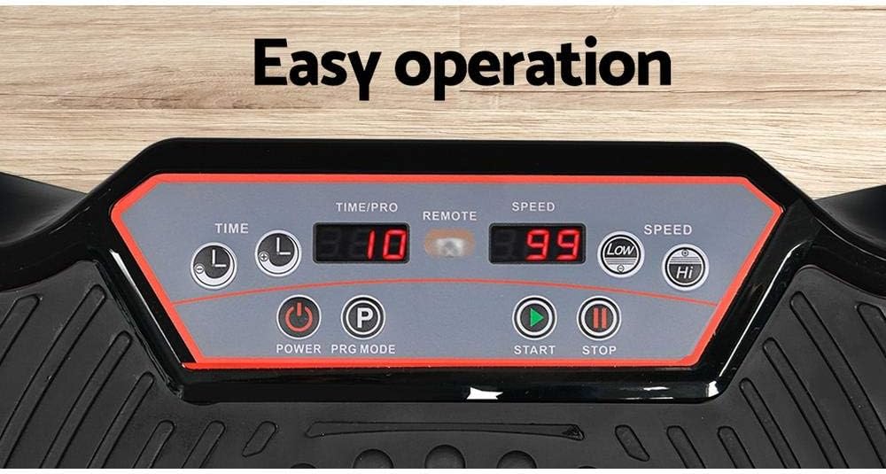 Everfit Vibration Platform Machine 99 Speed Levels with Resistance Bands Remote Control