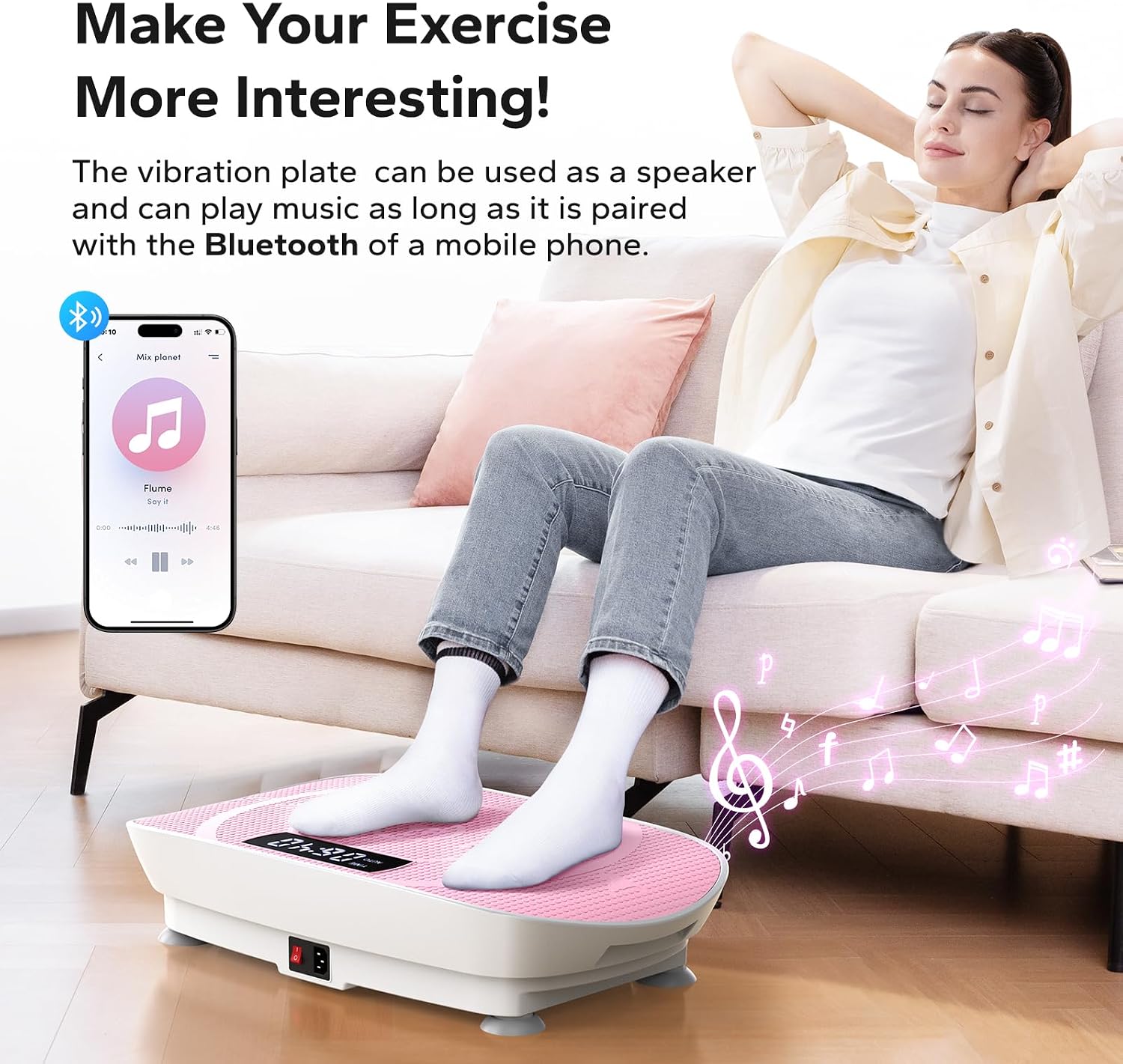 Merach MR-2398P1 Vibration Plate Exercise Machine 300 Lbs