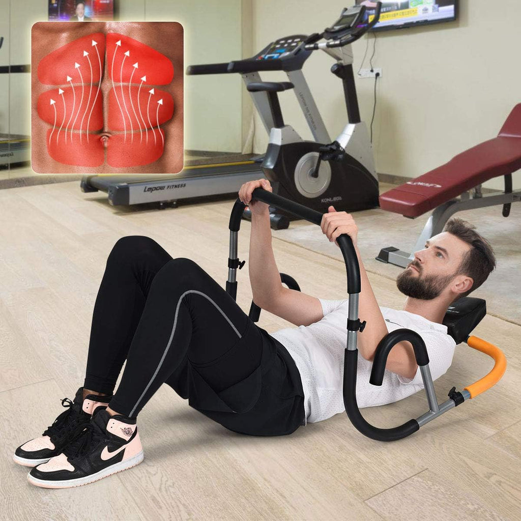 Goplus Ab Fitness Crunch Ab Trainer Abdominal Machine Workout Exerciser