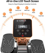 CURSOR FITNESS Under Desk Elliptical Machine Electric Seated Pedal Exerciser 12 Speeds