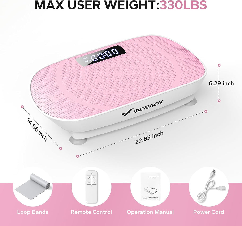 Merach MR-2398P1 Vibration Plate Exercise Machine 300 Lbs