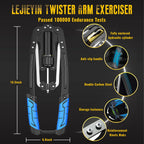LEJIEYIN Adjustable Hydraulic Twister Arm Exerciser 22-440lbs
