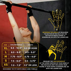 Fit Active Sports Ventilated Weight Lifting Gloves with Built-In Wrist Wraps Black Small