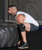 DMoose Fitness KW-003 USPA Approved 78" Knee Wraps for Weightlifting Black (Pair)