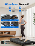 MERACH 3-in-1 Walking Pad Treadmill | 2.75HP Under-Desk Home Gym | Remote Control & LED Display