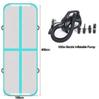 Inflatable Gymnastics Air Floor Mat 4m PVC with Pump