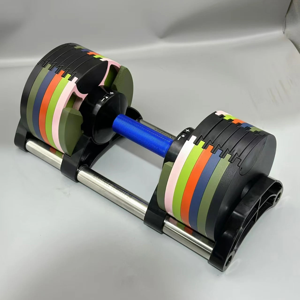 SANSHIKJ SSKJ-DB028 Adjustable Round Dumbbell Set 2kg Increment 36kg Black Main image