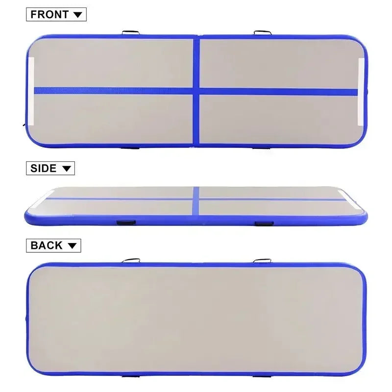 Inflatable Gymnastics Air Floor Mat 4m PVC with Pump