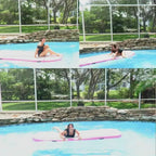 20cm Thick PVC Air Track Gymnastics Mat 8/9/10m Wear-Resistant Inflatable Tumbling Floor