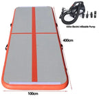Inflatable Gymnastics Air Floor Mat 4m PVC with Pump