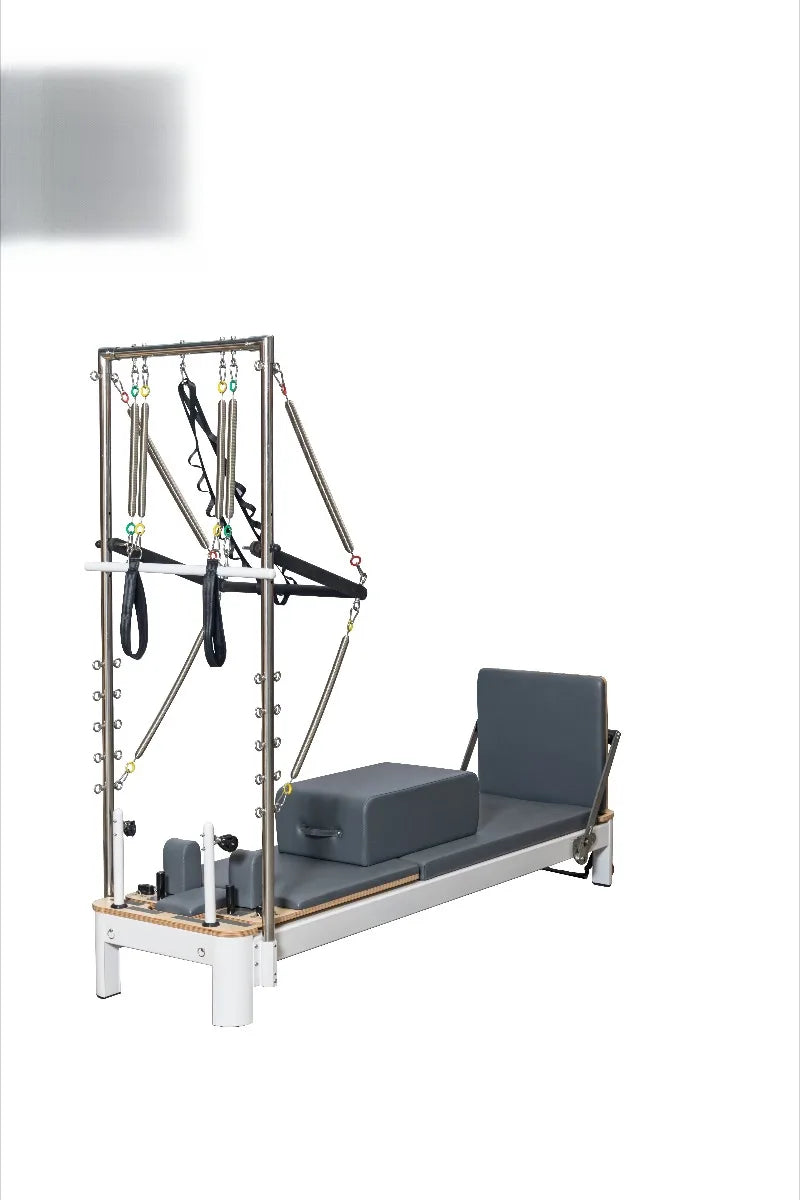 Pilates Reformer Machine with Tower Yoga Trapeze Aluminum Main image