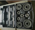 Cast Iron Dumbbell and Barbell Set 10kg 15kg Adjustable Fitness Weights