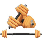 DUTRIEUX Adjustable Dumbbell Set 10kg 20/30/40 KG Rubber-Coated