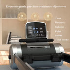 Magnetic Resistance Rowing Machine with Bluetooth Foldable Home Aerobics Rower