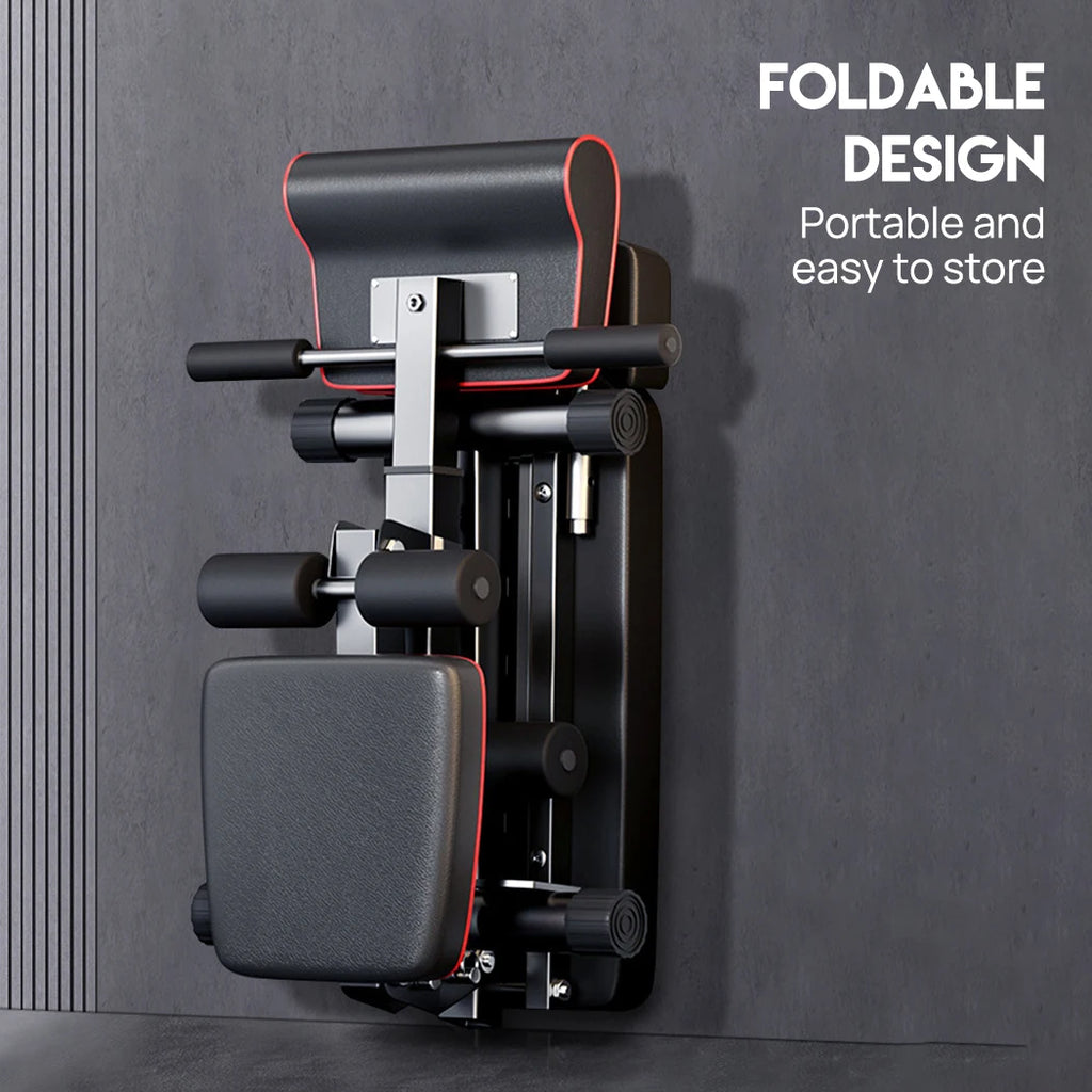 PORIYA ADKING Weight Bench Fitness Bench Press Squat Rack Adjustable Home Gym Equip