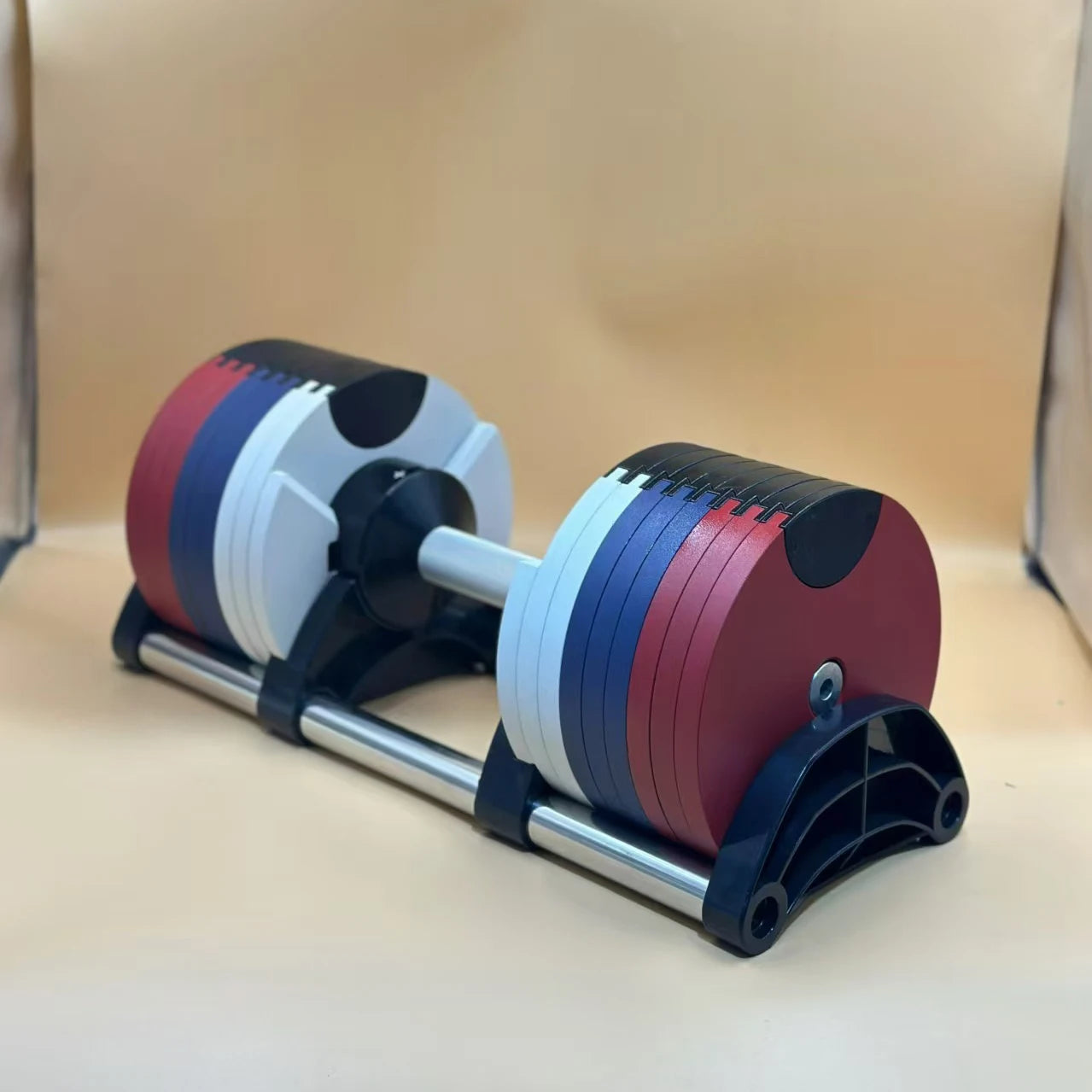 SANSHIKJ SSKJ-DB028 Adjustable Round Dumbbell Set 2kg Increment 36kg Black