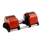 SANSHIKJ SSKJ-DB028 Adjustable Round Dumbbell Set 2kg Increment 36kg Black
