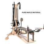 Pilates Tower Combination Machine Maple Wood Reformer