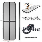 Inflatable Gymnastics Air Floor Mat 4m PVC with Pump