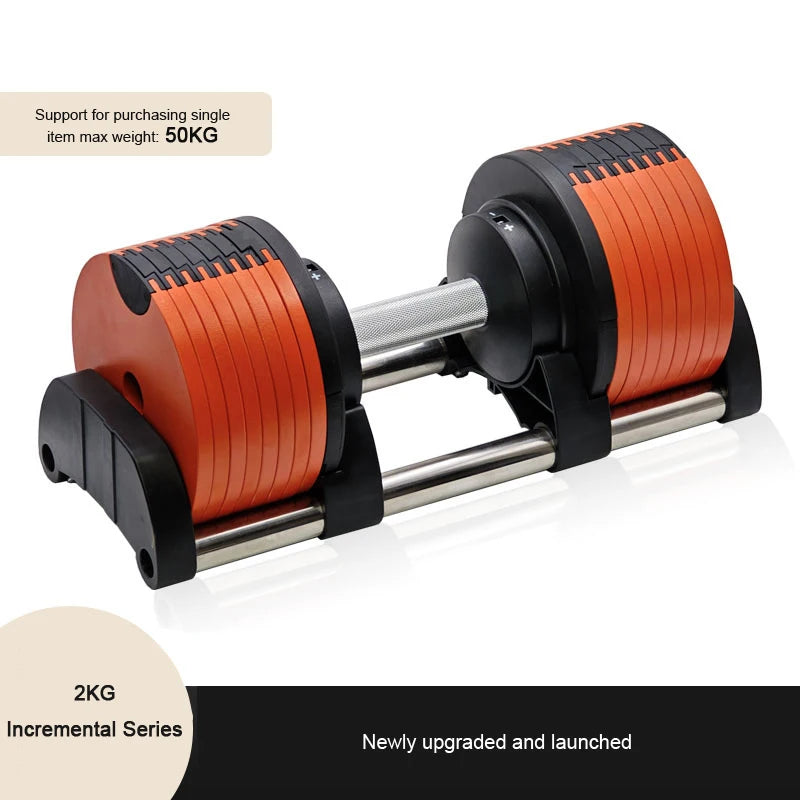 SANSHIKJ SSKJ-DBS001 Adjustable Dumbbell 2kg Increment 50kg Black