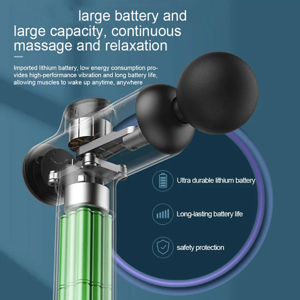 PAQIN JT88 99-Level Massage Gun Deep Muscle Relaxation Electric Fitness Equipment Noise Reduction