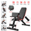 PORIYA ADKING Weight Bench Fitness Bench Press Squat Rack Adjustable Home Gym Equip