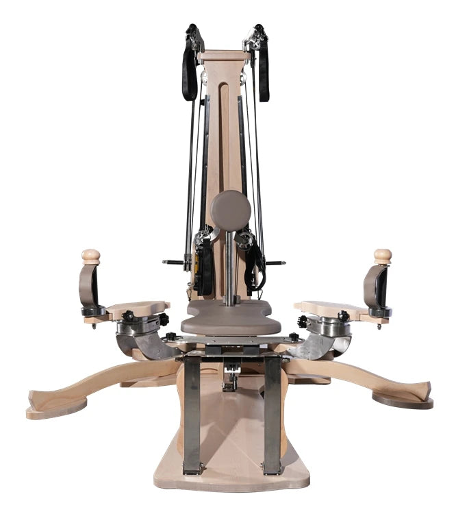 Pilates Tower Combination Machine Maple Wood Reformer