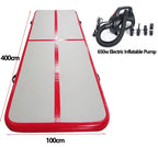 Inflatable Gymnastics Air Floor Mat 4m PVC with Pump