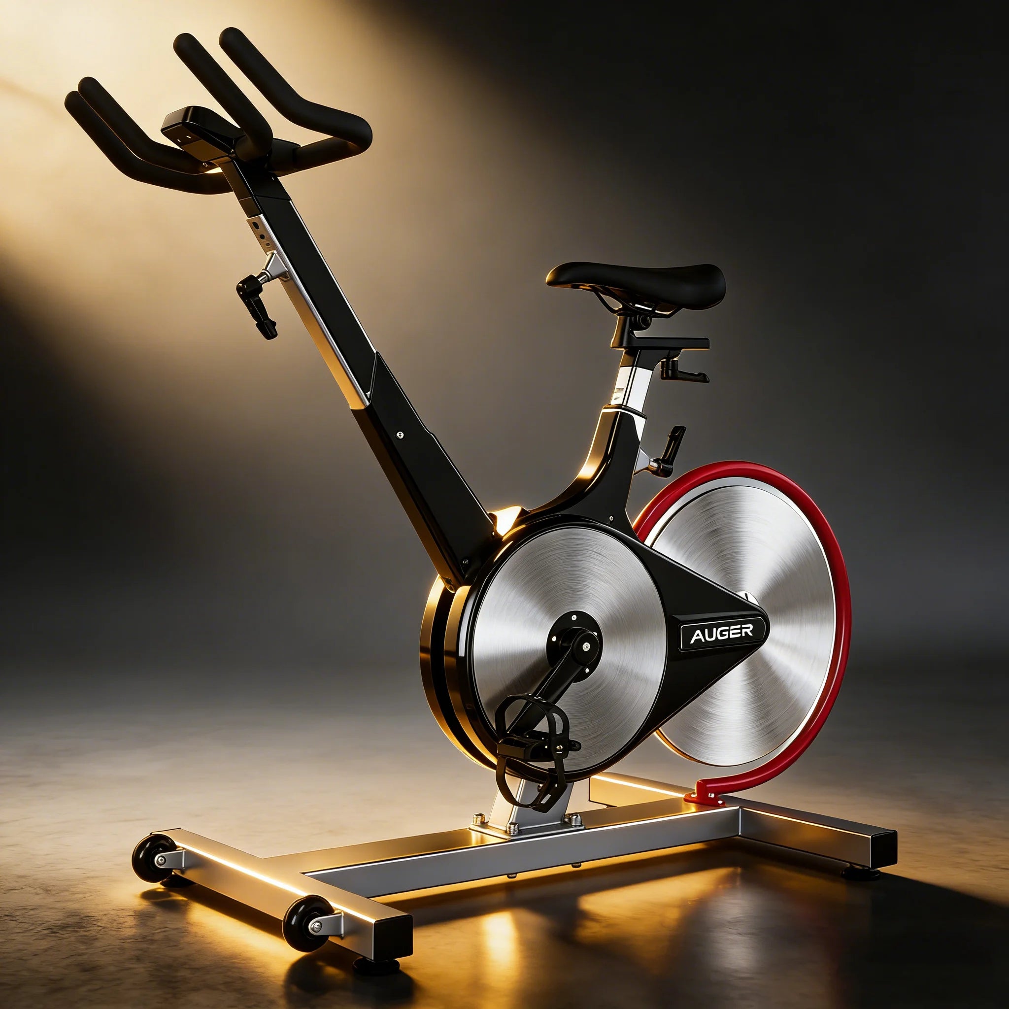 AUGER CYRO-400 Commercial Exercise Bike | 400LBS Capacity, CE Certified | Belt Drive Home & Gym Bike Secondary image