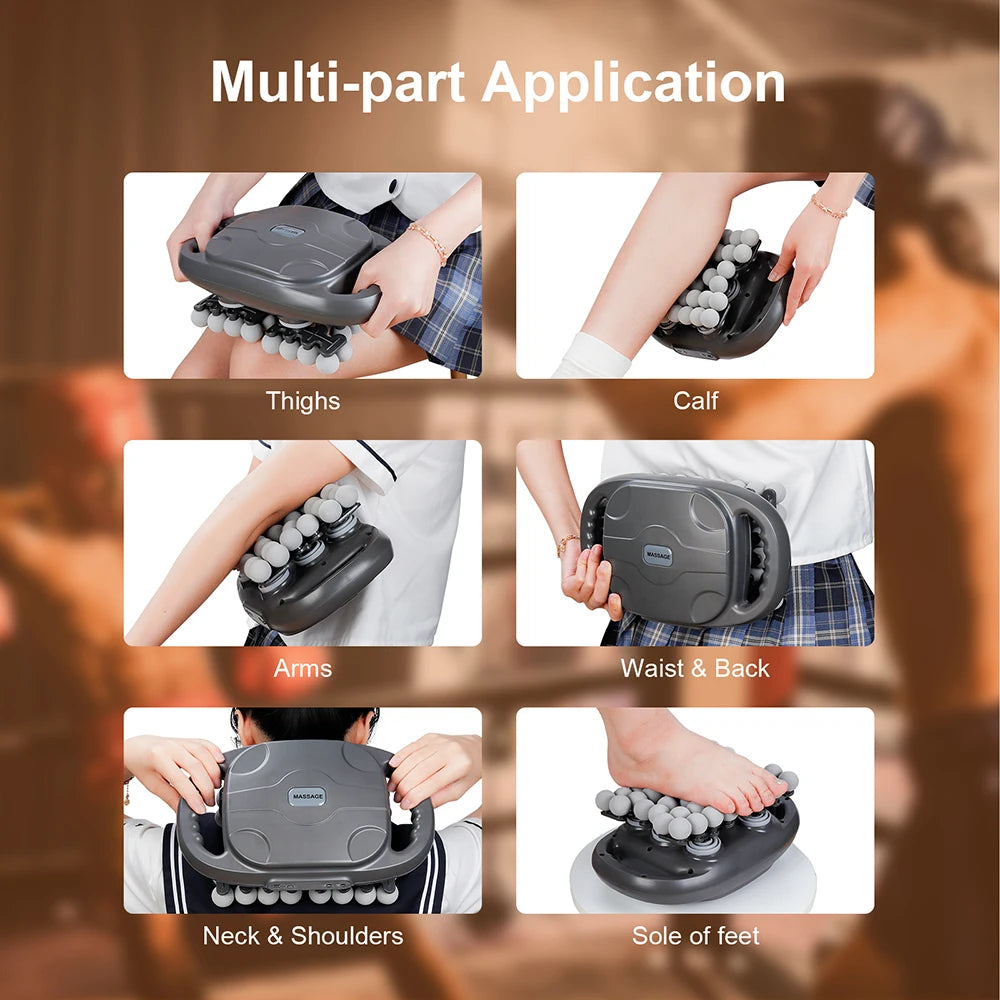 42-Heads Fascia Gun High-Frequency Vibration Body Massage Gun for Back Neck Shoulder Muscle