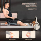 Magnetic Resistance Rowing Machine with Bluetooth Foldable Home Aerobics Rower